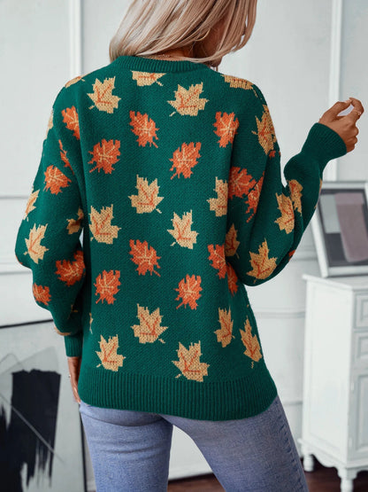 Autumn Hues Knit Sweater