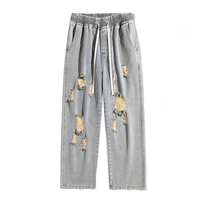 Pantalon de jogging en denim vieilli Riot
