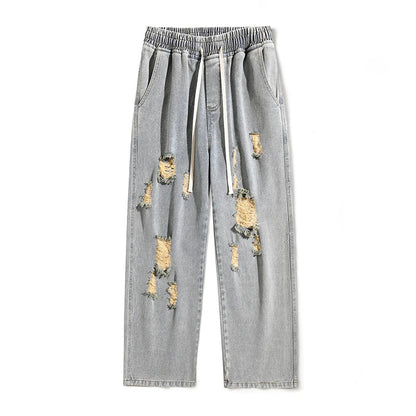 Pantalon de jogging en denim vieilli Riot