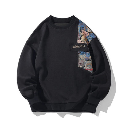 Pullover mit Atelier-Teddymotiv