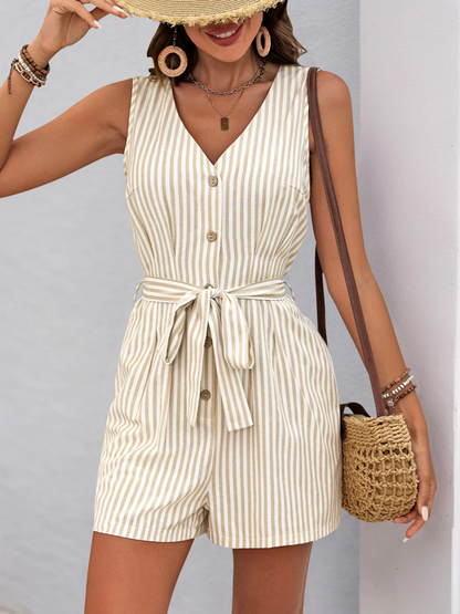 Sundown Stripe Romper