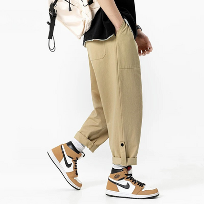 Pantalon utilitaire Studio à revers