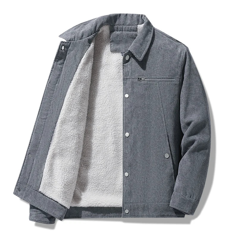 Manteau en velours côtelé Rivage