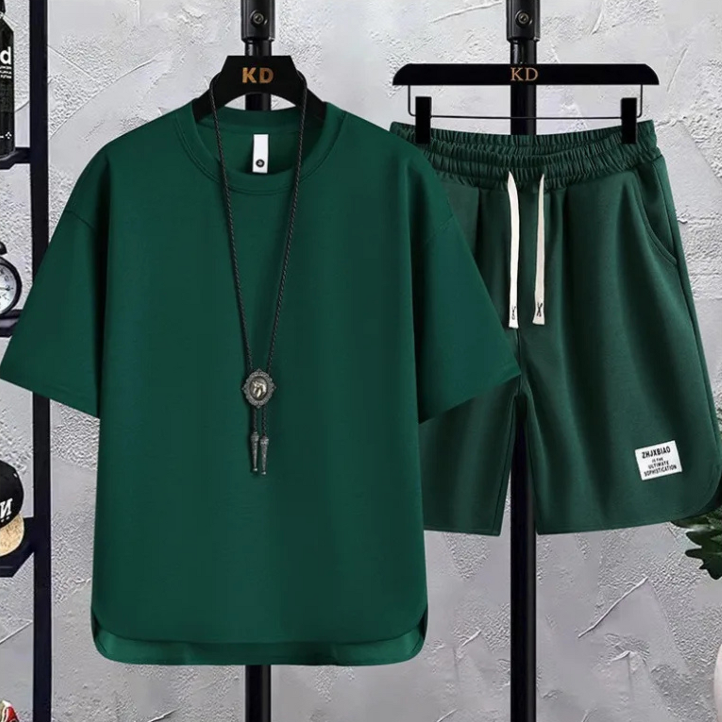 Ensemble essentiel en tricot piqué