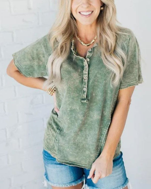 YSSA – LAID-BACK WASHED TEE