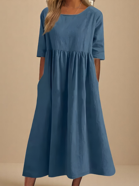 LIVIA – BREATHABLE COTTON DRESS