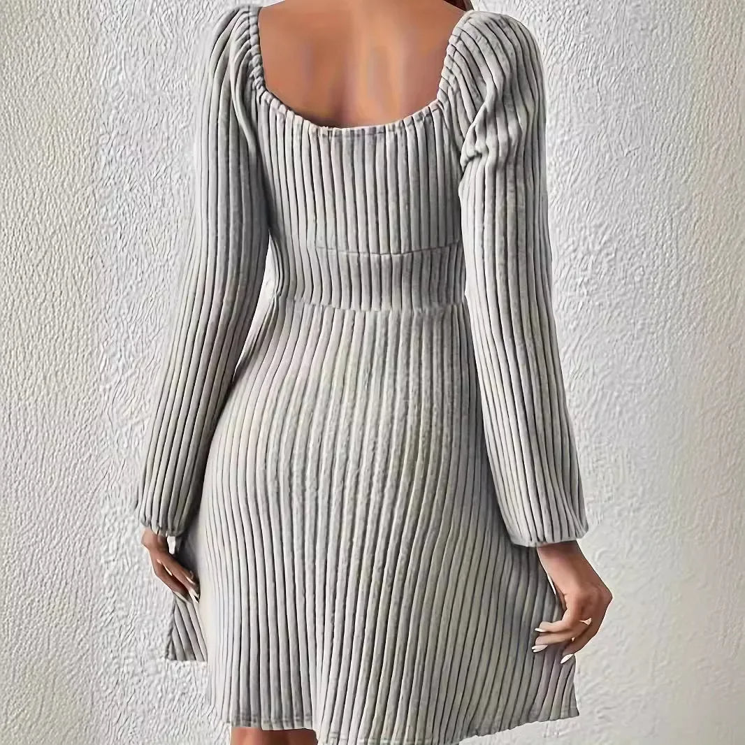 Sway Geripptes Kleid