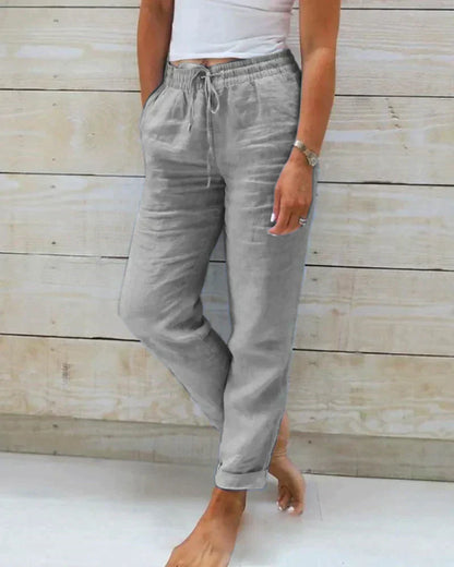 JULIEN – LIGHTWEIGHT LINEN TROUSERS