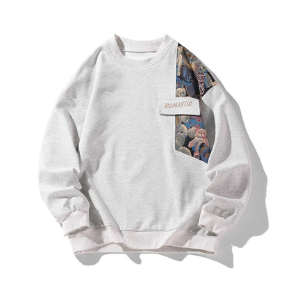 Pullover mit Atelier-Teddymotiv