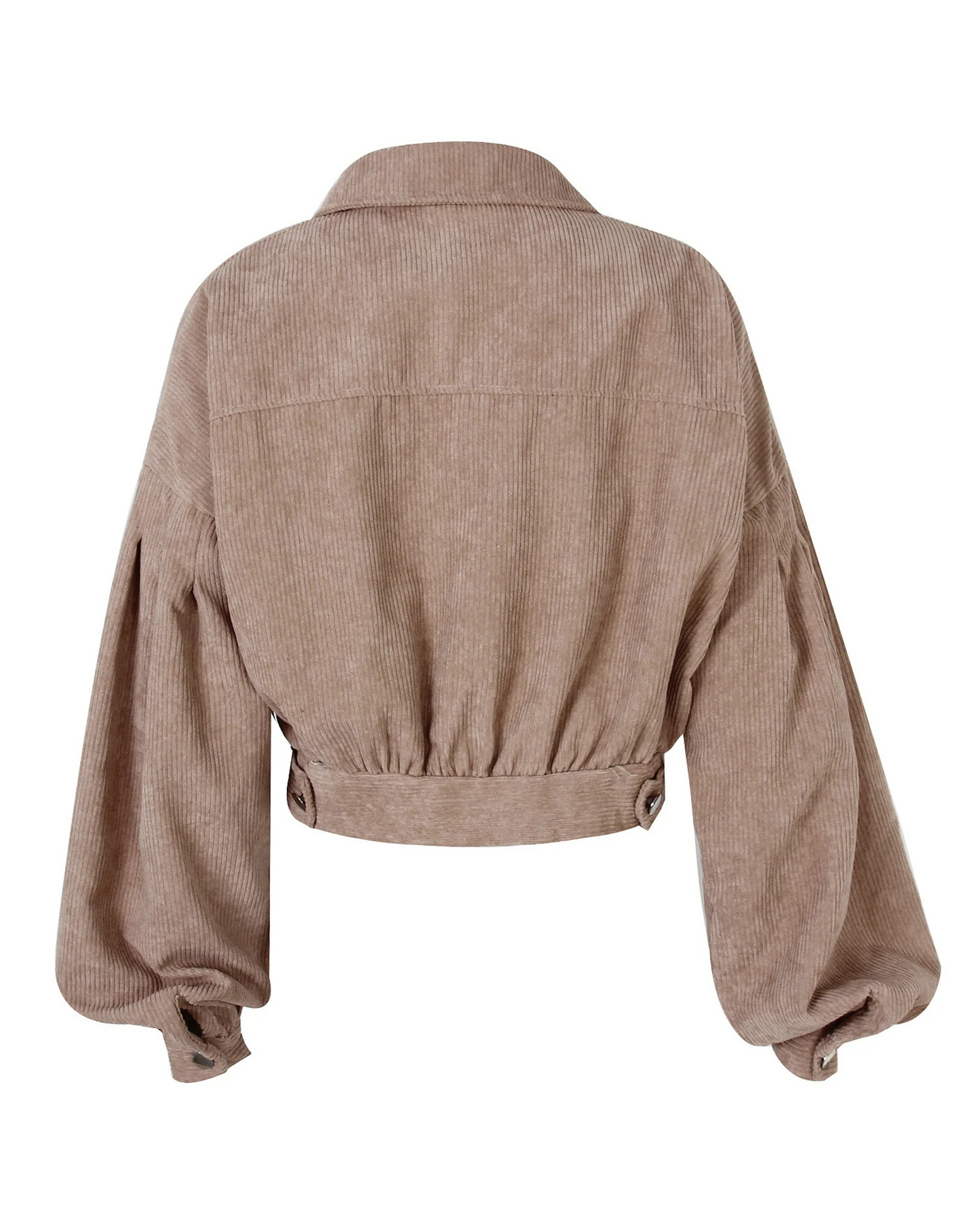 Kurze Jacke aus Velourscord 