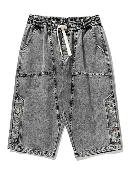 Division Drop-Cut Denim Short