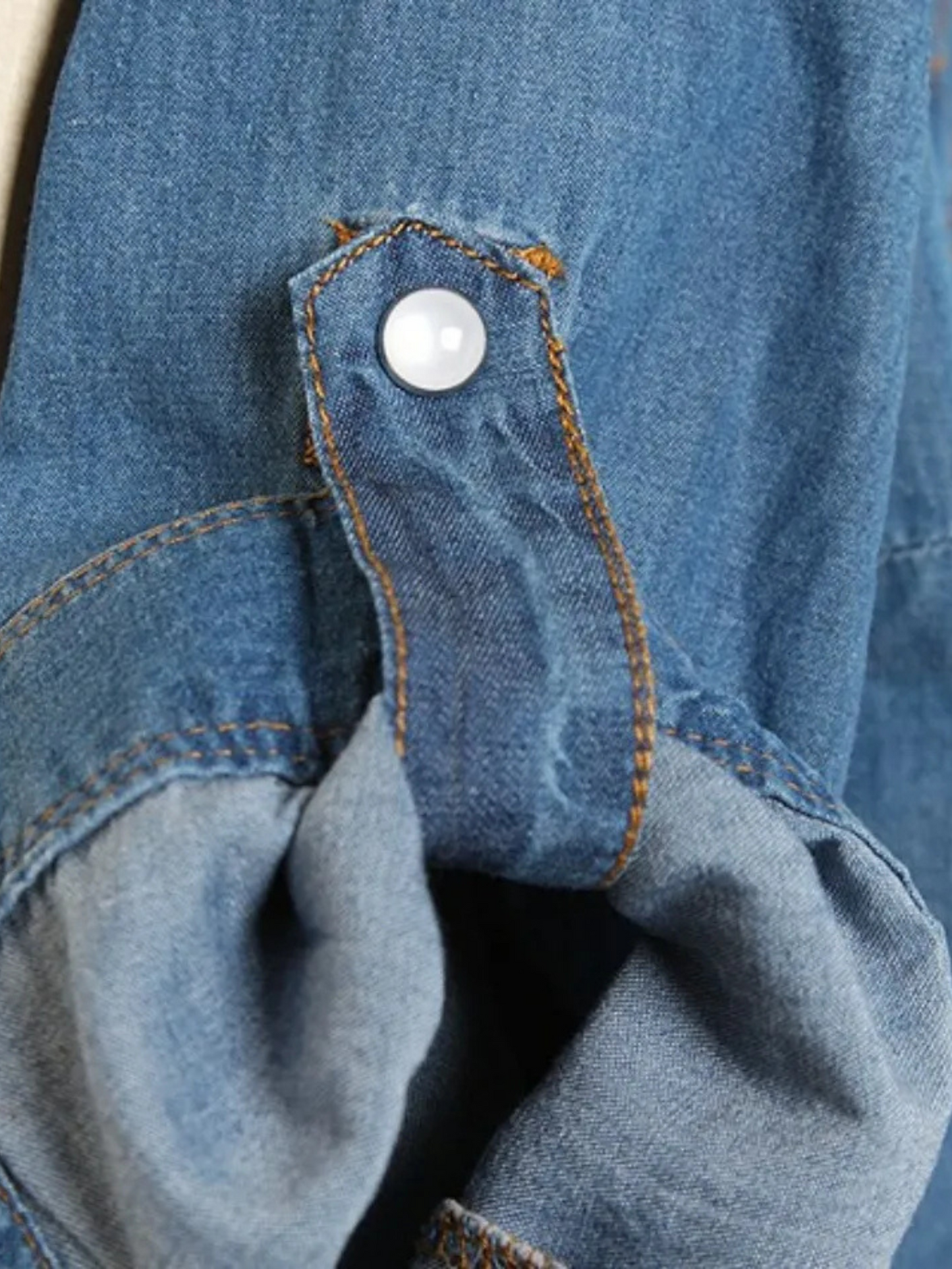 Chemise en jean à nœud Runway