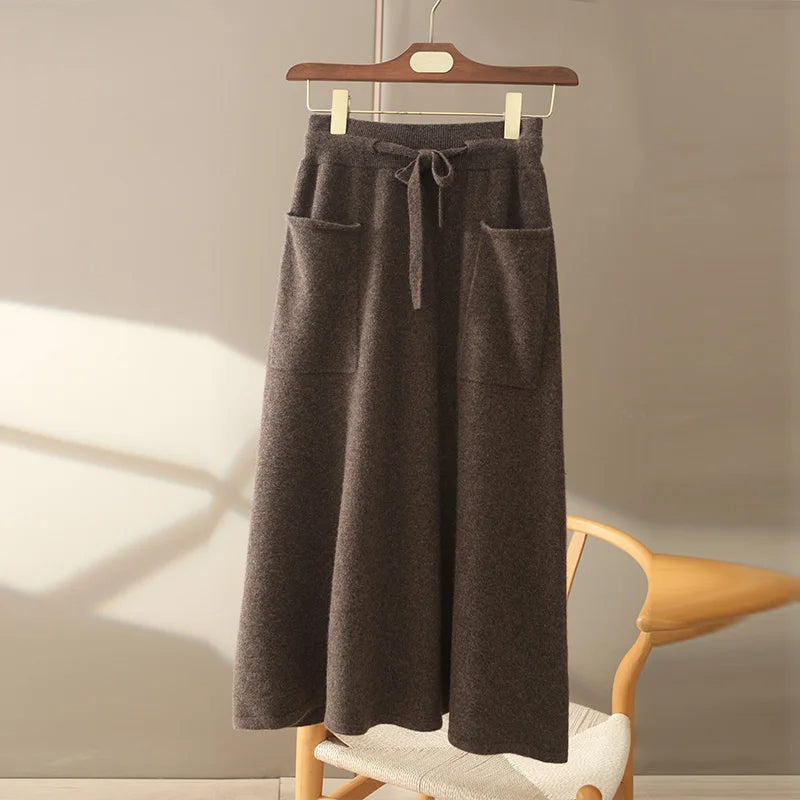 Vienna Cashmere Midi-Rock