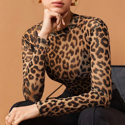 Haut en maille transparente LeClair