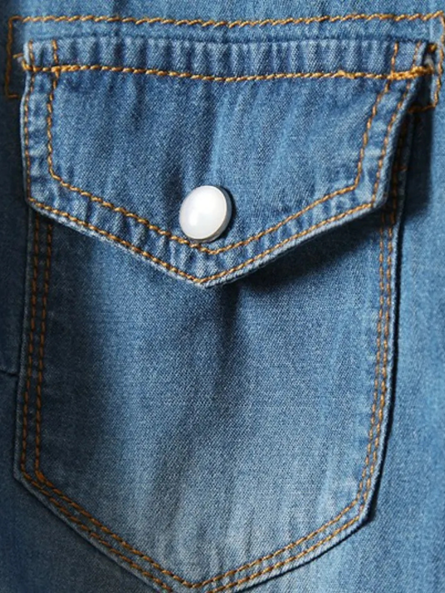 Chemise en jean à nœud Runway