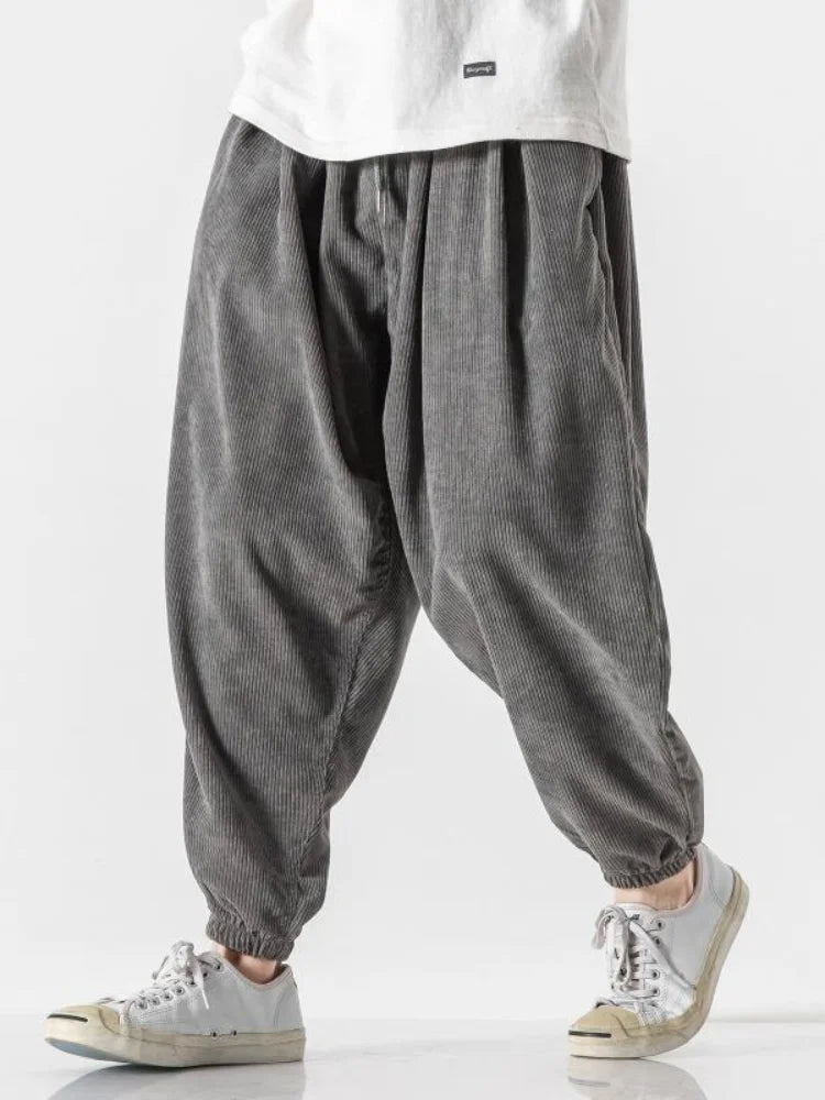 Pantalon de jogging en velours côtelé pour le travail