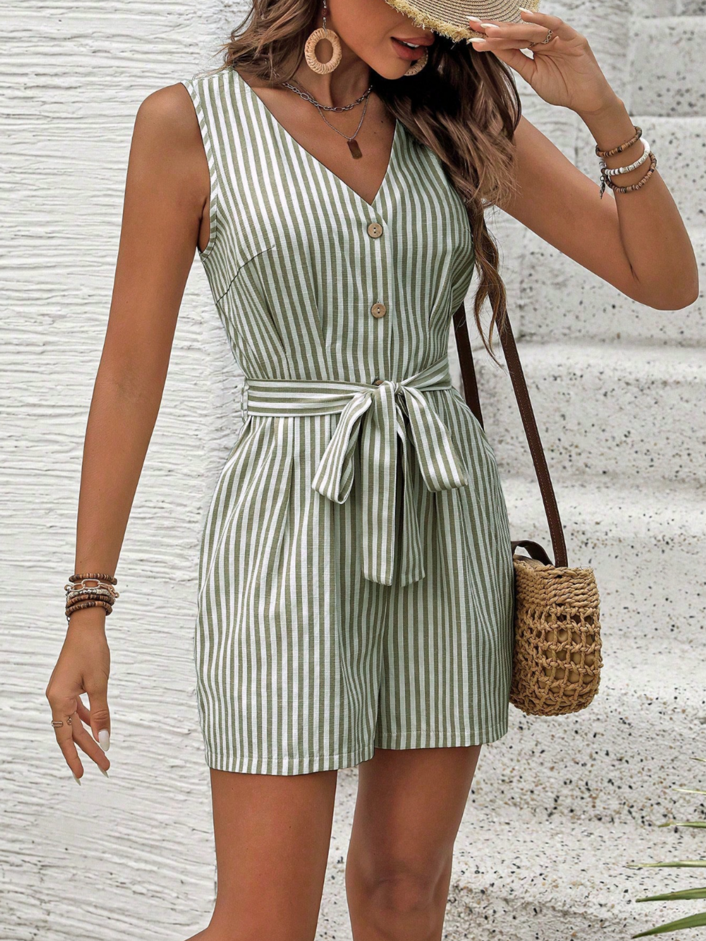 Sundown Stripe Romper