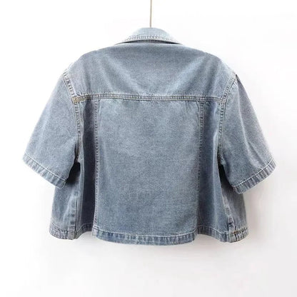 Essence Cropped Denim Jacket