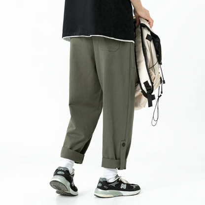 Pantalon utilitaire Studio à revers