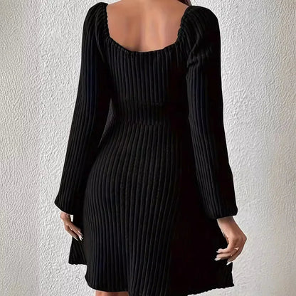 Sway Geripptes Kleid