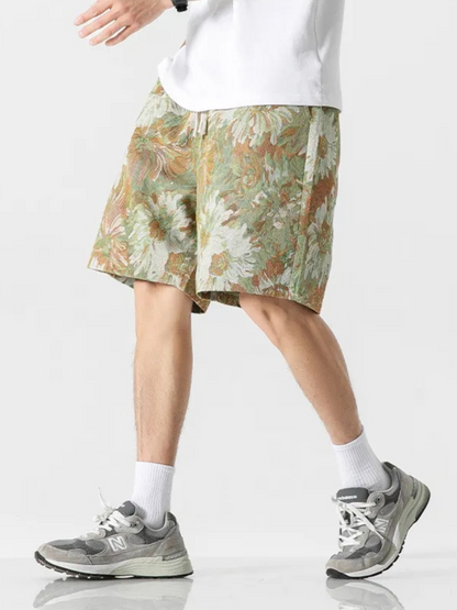 AMALFI TAPESTRY FLORAL SHORTS