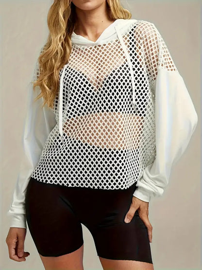 Mesh-Theory Netted Hoodie