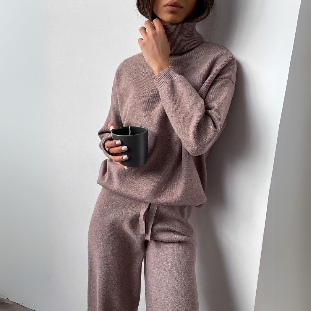Eliza – Bequemes Rollkragen-Set 