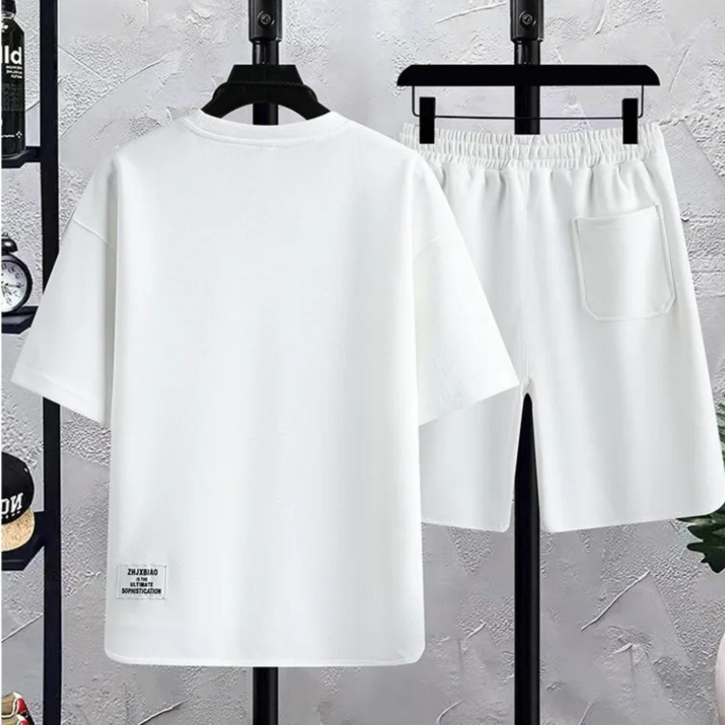 Ensemble essentiel en tricot piqué