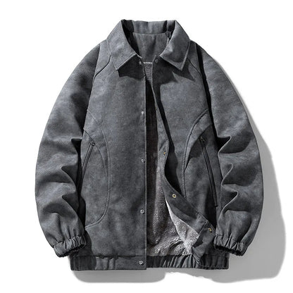 Legacy Suede Bomber
