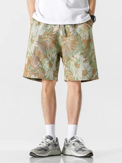 AMALFI TAPESTRY FLORAL SHORTS