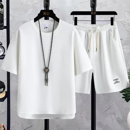 Ensemble essentiel en tricot piqué