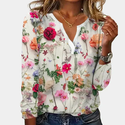 CLAIRE – LIGHT FLORAL BLOUSE