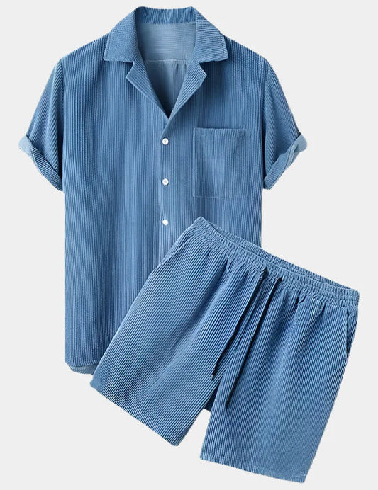 Ensemble de luxe en velours côtelé