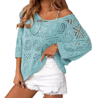 LENI– CROCHET PULLOVER