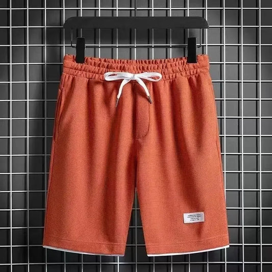 Short de détente en tricot gaufré