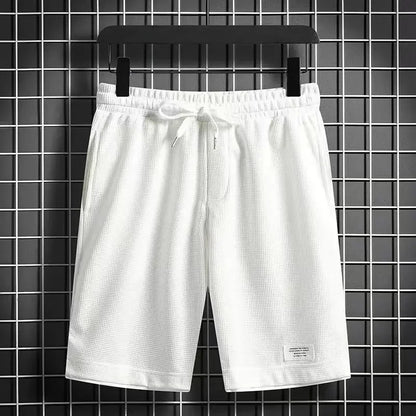 Short de détente en tricot gaufré