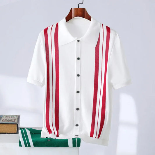 Haverford - Striped Polo Shirt