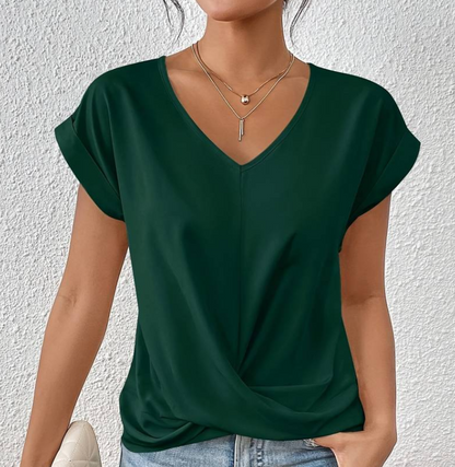 NADINE – STYLISH V-NECK SHIRT