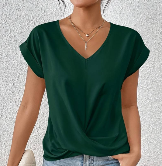 NADINE – STYLISH V-NECK SHIRT