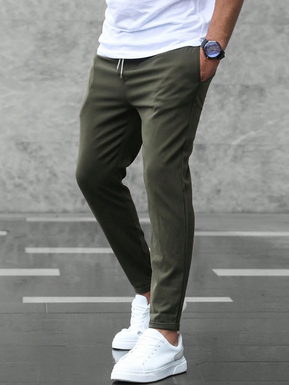 LORENZO – TAPERED DRAWSTRING TROUSERS