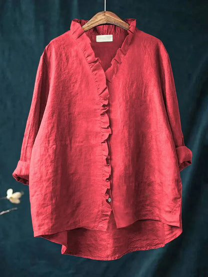 LUCIA – EASYGOING COTTON BLOUSE