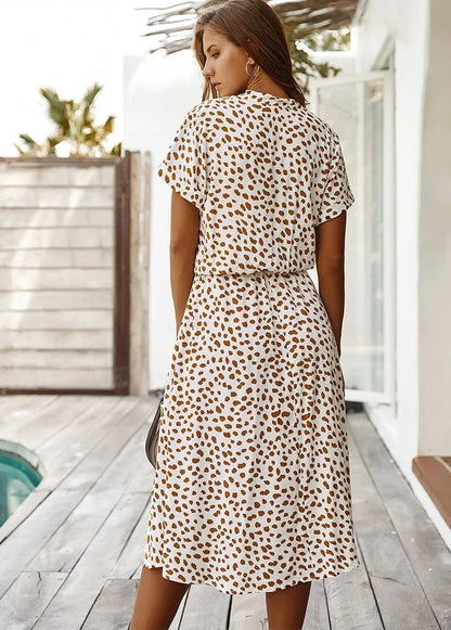 ALINE – FLOWY PRINTED DRESS