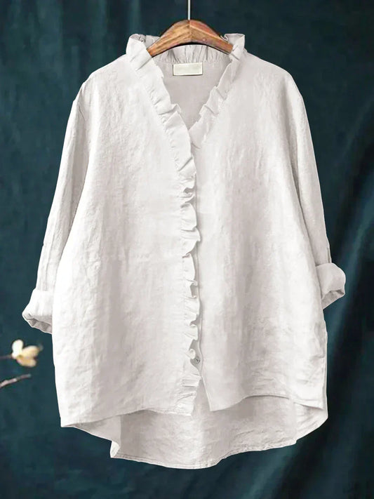 LUCIA – EASYGOING COTTON BLOUSE