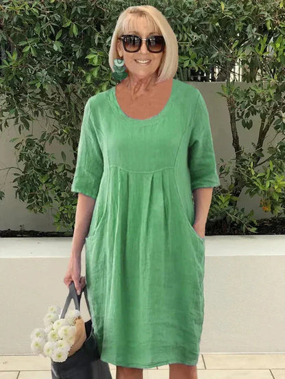 MIRA – LIGHTWEIGHT COTTON DAY DRESS
