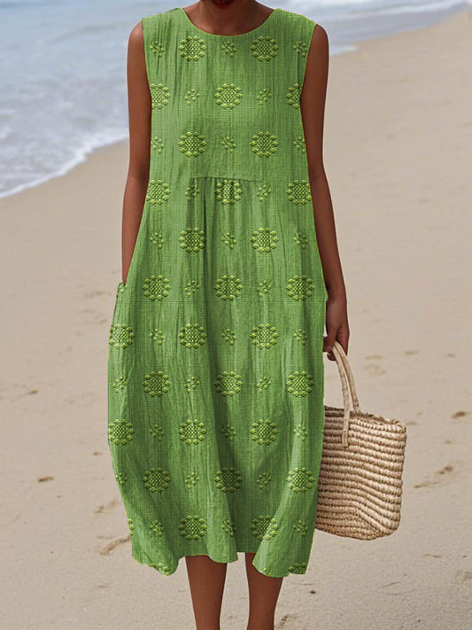 ELARA – SLEEVELESS SUMMER STAPLE DRESS