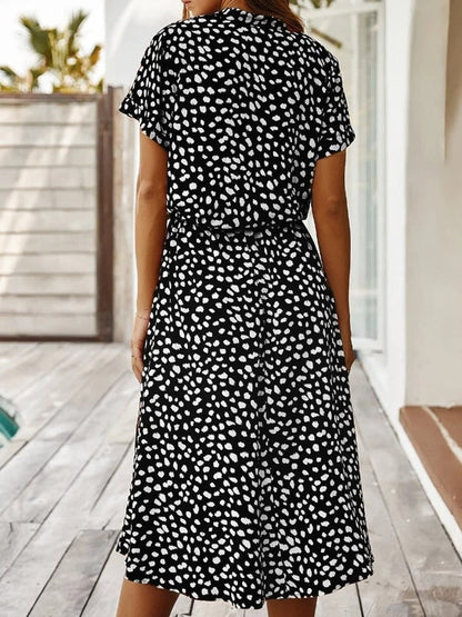 ALINE – FLOWY PRINTED DRESS